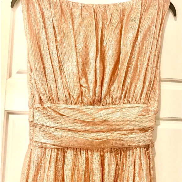 Gold pink evening gown - Picture 7 of 11